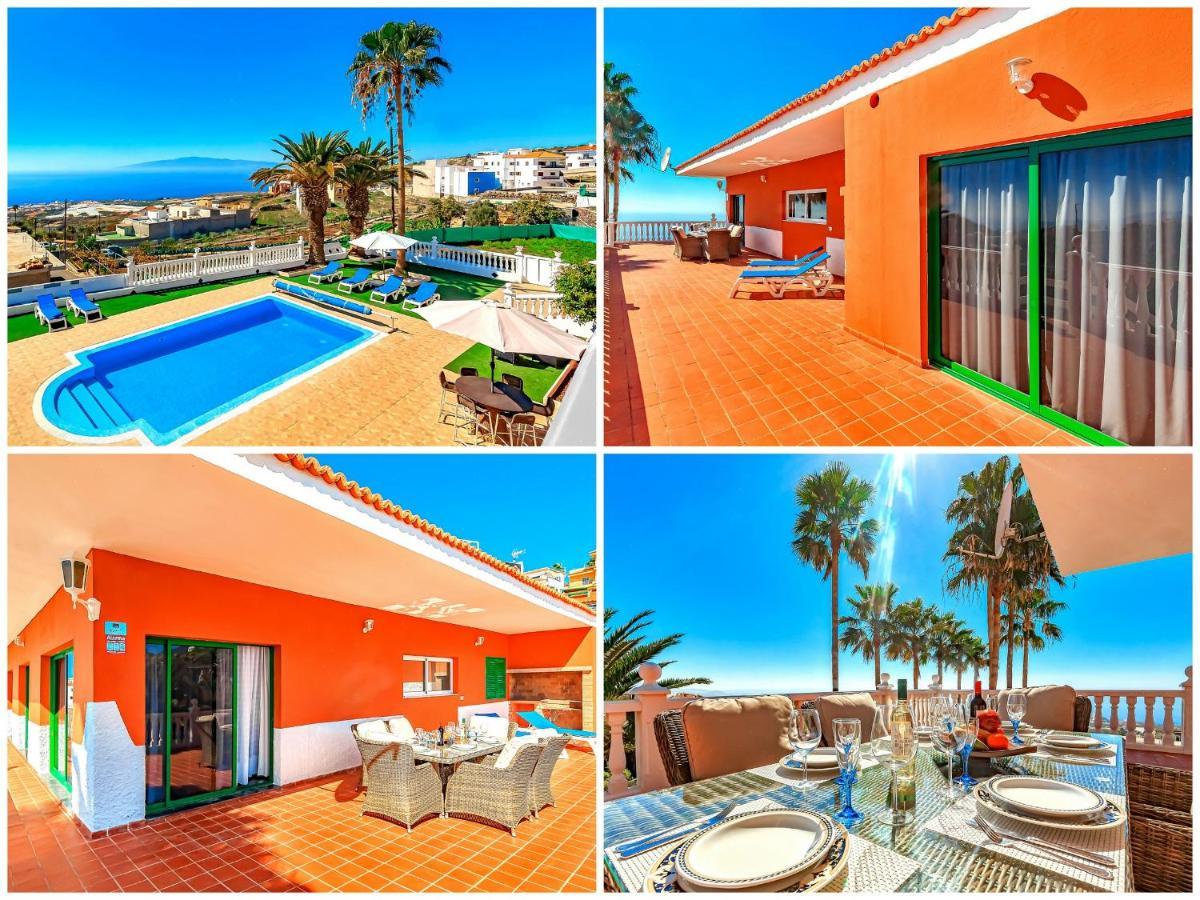Villa Raquel With Private Pool And Sea View Los Menores Exteriör bild